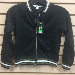 Girls light weight zip jacket